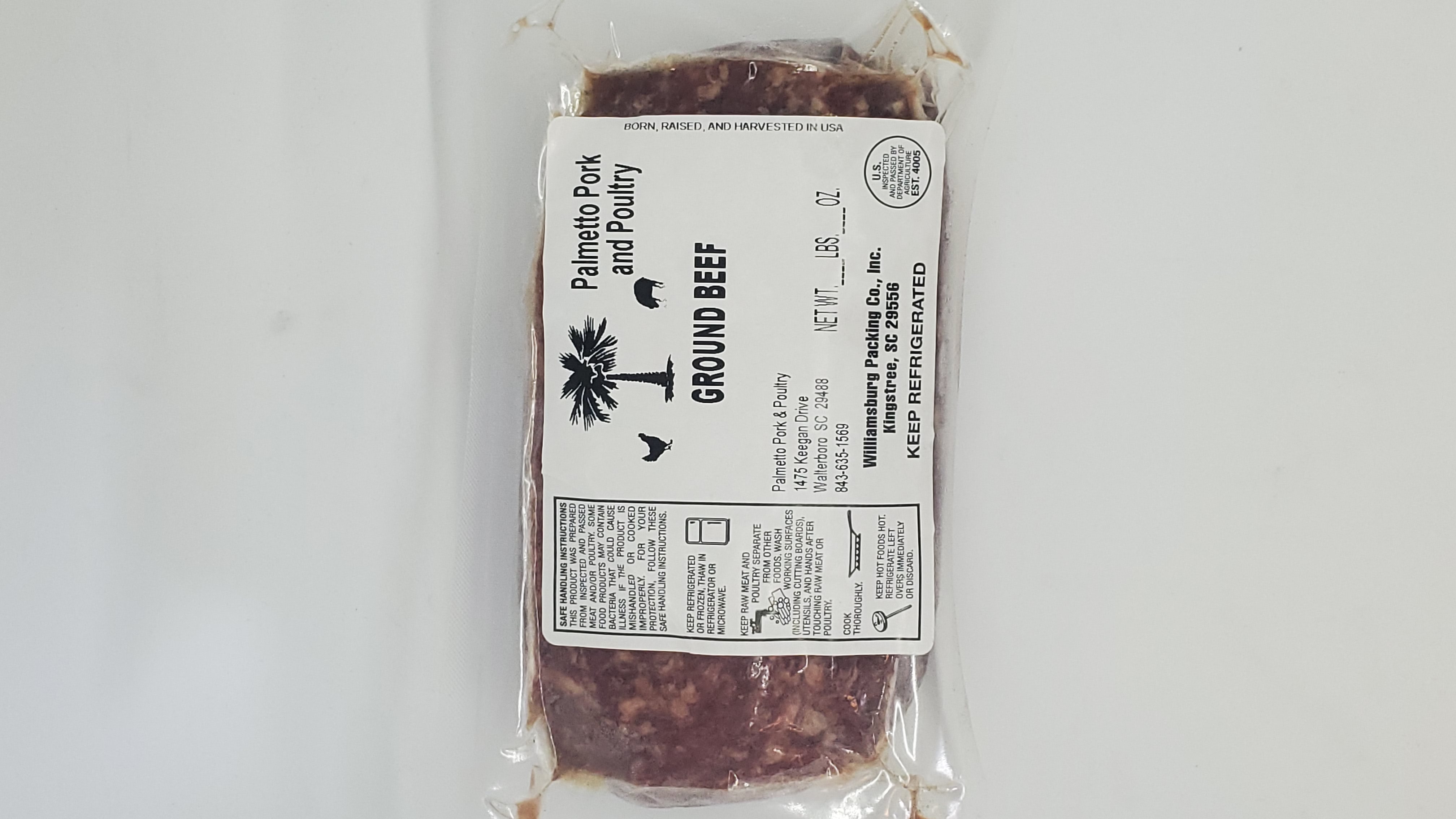 image of (PALMETTO Brand) Ground Beef