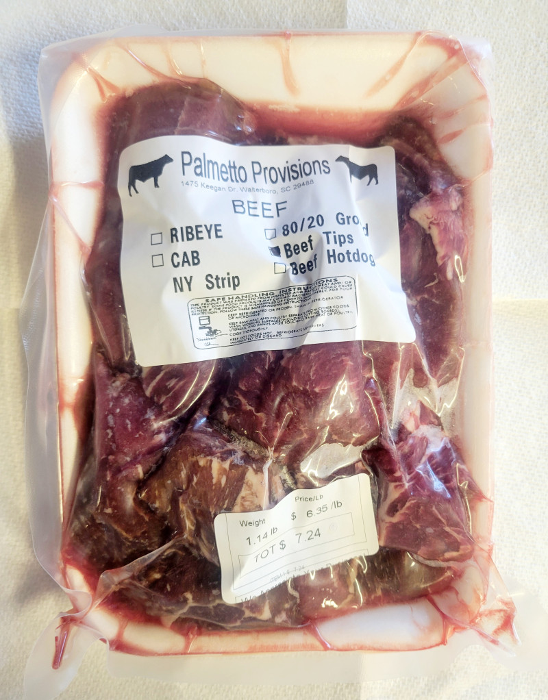 image of (PALMETTO) Beef Tips
