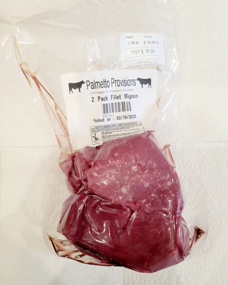 image of (PALMETTO) Filet Mignon