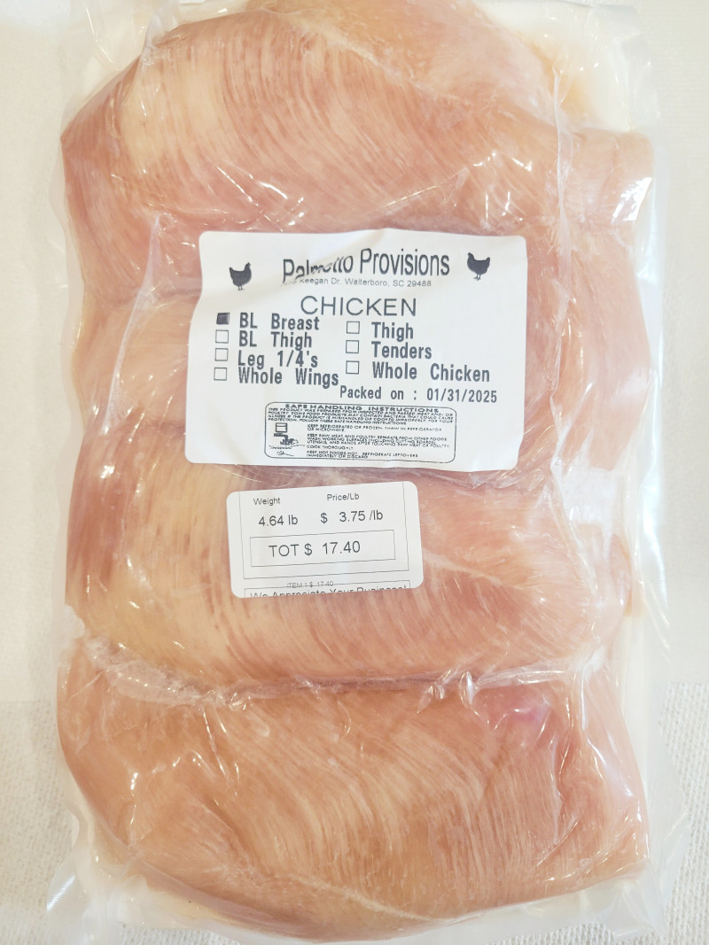 image of (PALMETTO) FAMILY-SIZE Boneless/Skinless Breast