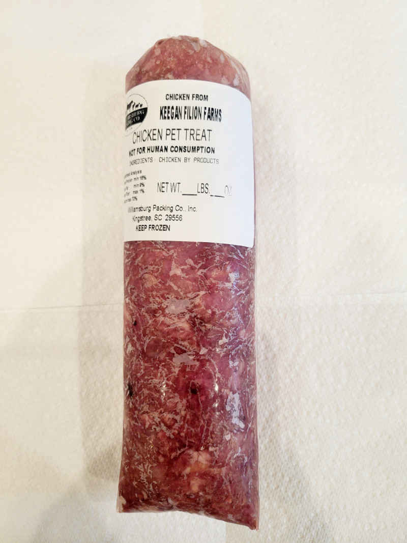 image of **PET TREAT**Ground Chicken Frames