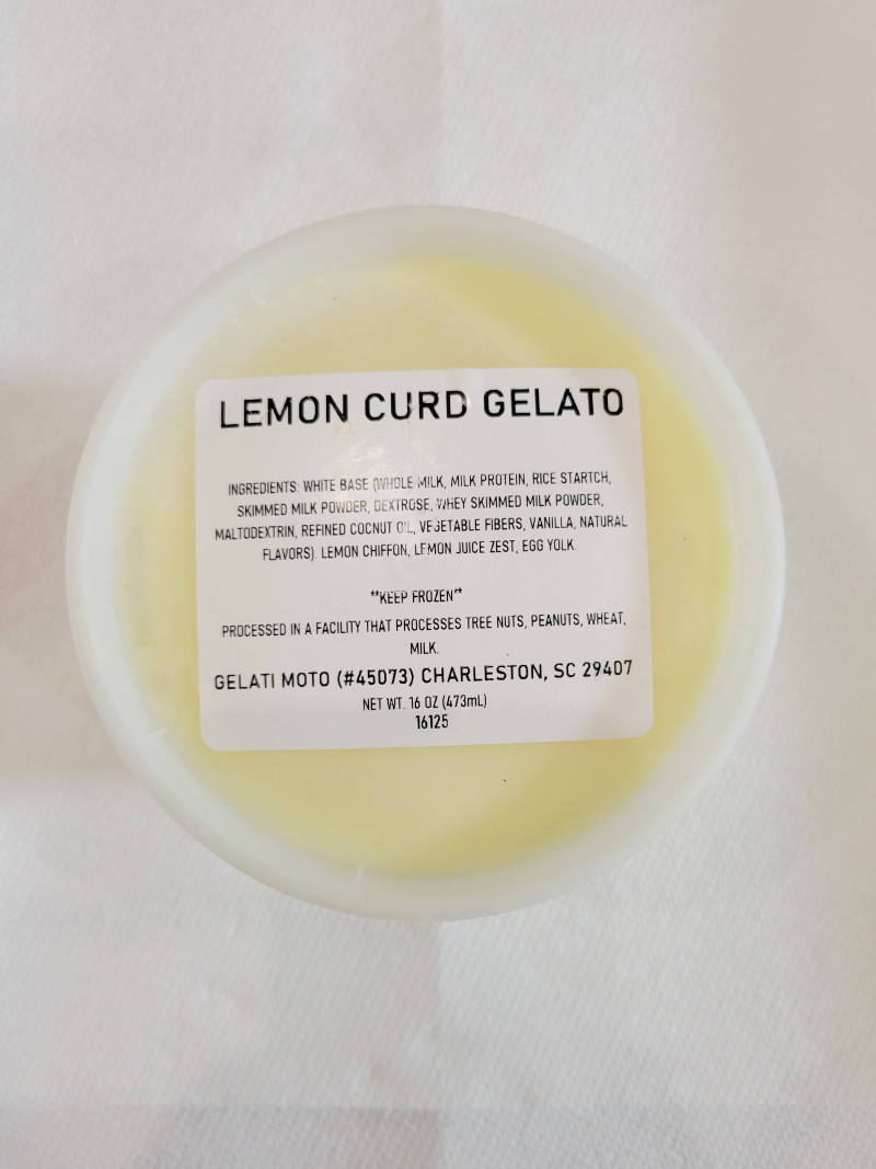 image of Lemon Curd Gelato