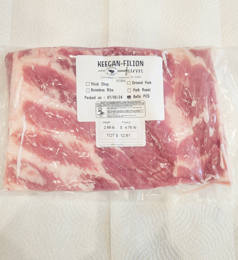 image of (Keegan-Filion) Pork Belly Pcs